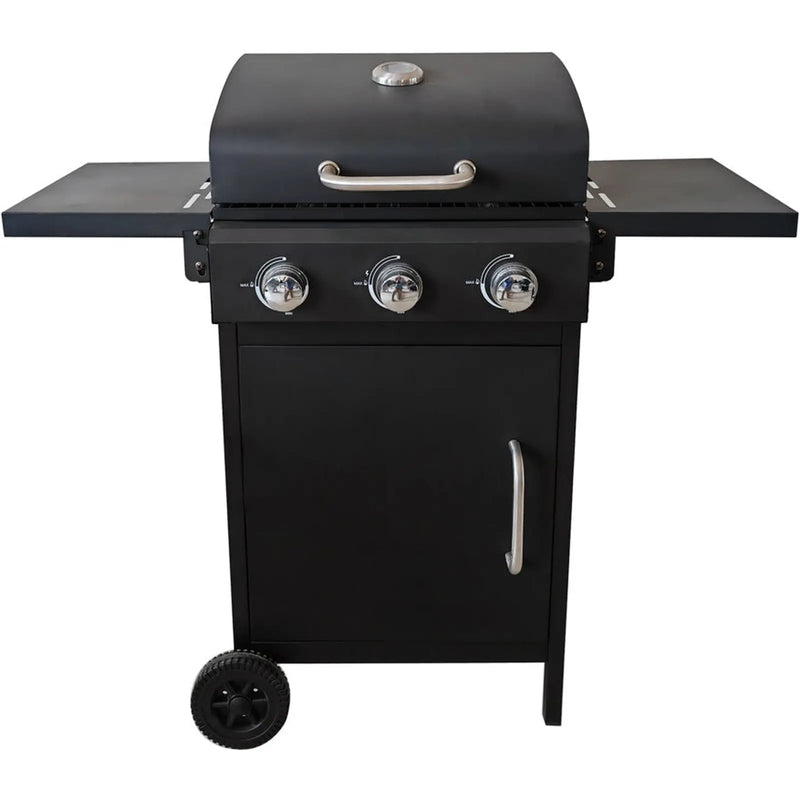 Pagoda 3 Burner Gas BBQ With Side Table