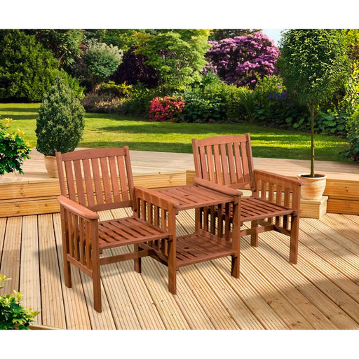 Pagoda Buckingham Wooden Companion Set 2 seater