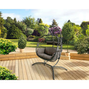 Pagoda Bali Folding Hanging Egg Chair Double