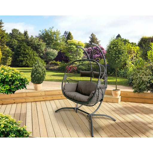 Pagoda Bali Folding Hanging Egg Chair Double