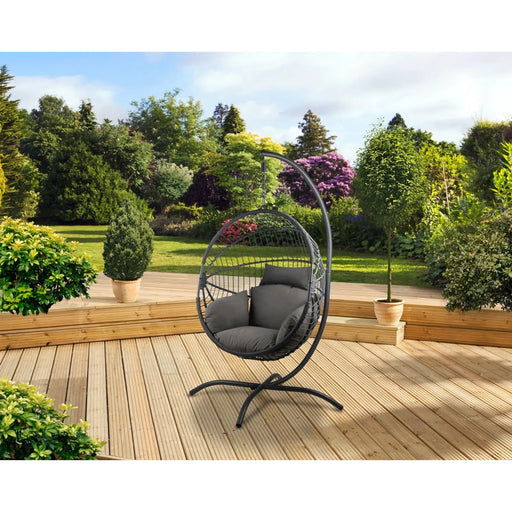Pagoda Bali Folding Hanging Egg Chair Single