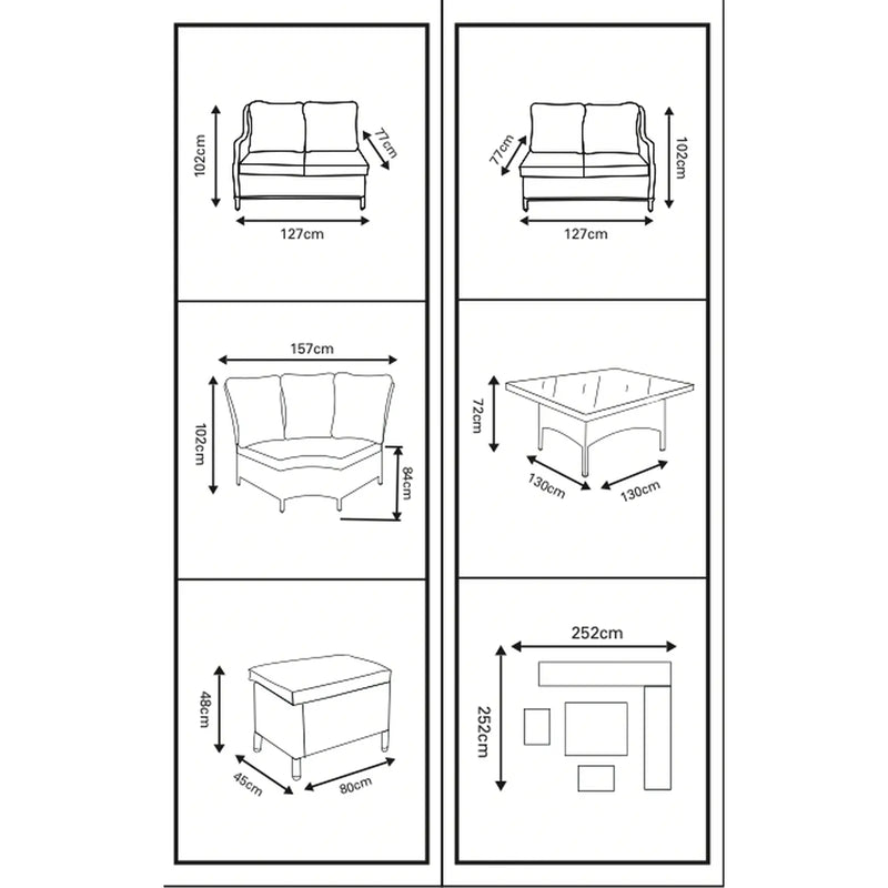 Pagoda Cassano Corner Unit