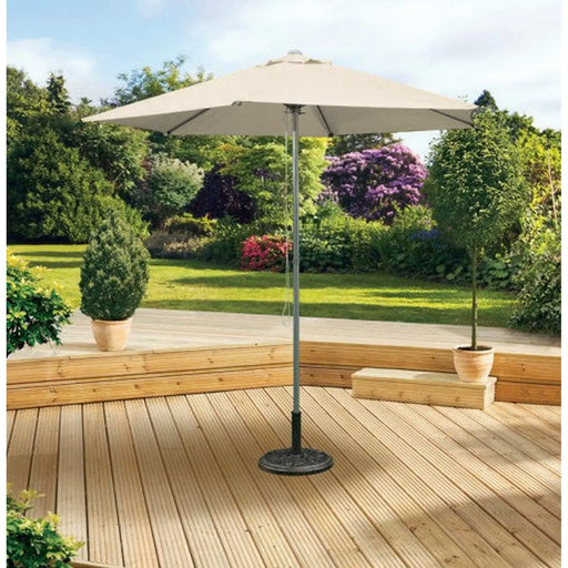 Pagoda Aluminium Push Up Parasol 2m Beige