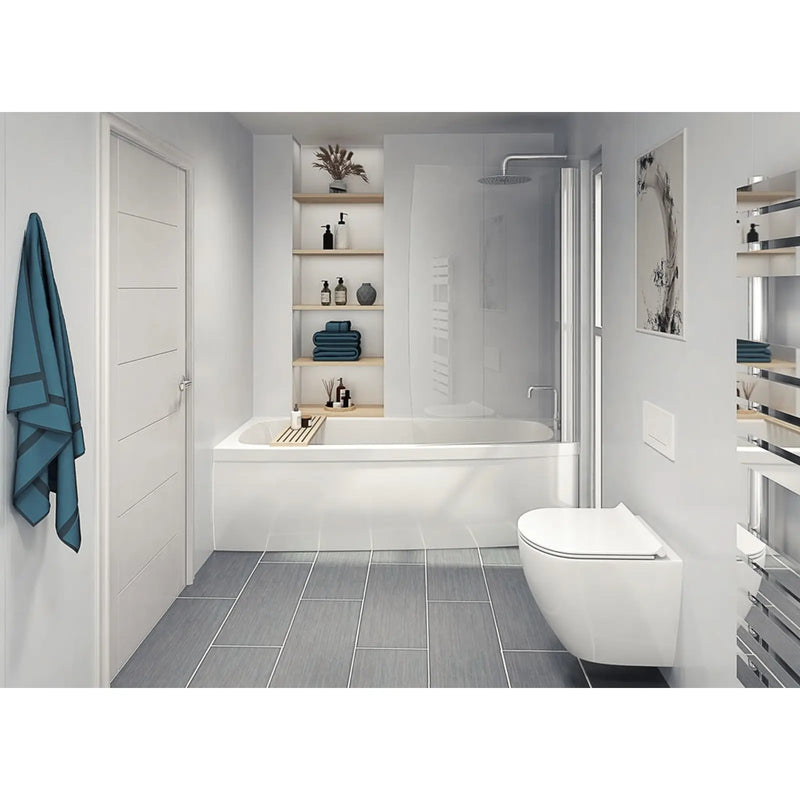 Perform Panel Bathroom & Shower Panel 2400mm x 880mm White Gloss