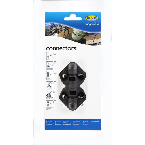 Ring Bungee Clic Wall Mounts Twin Pack