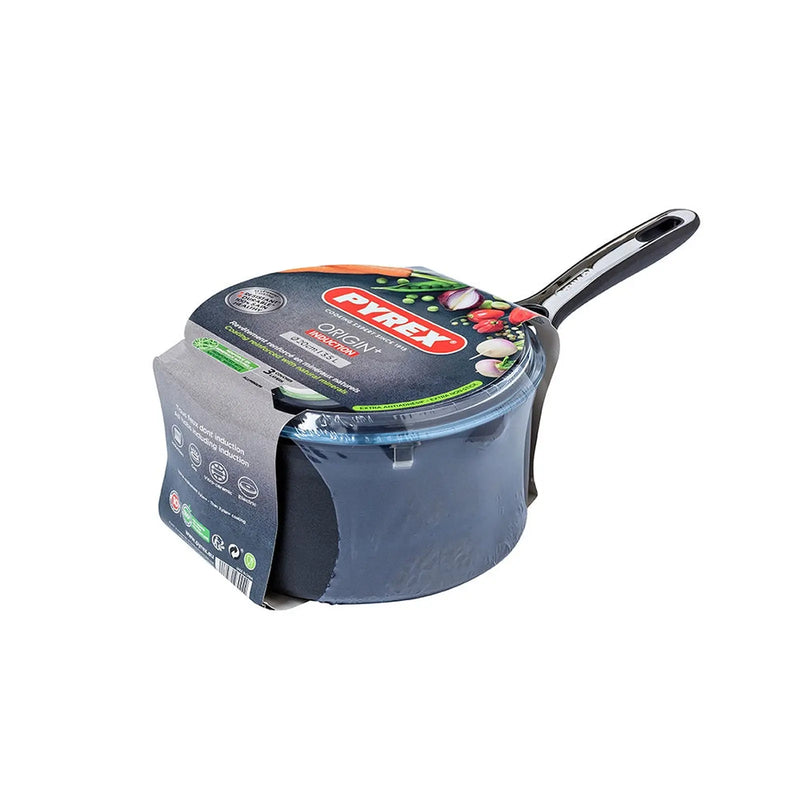 Pyrex Origin+ Saucepan with Lid 20cm