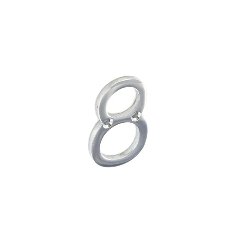 Securit Chrome Numeral 50mm 8