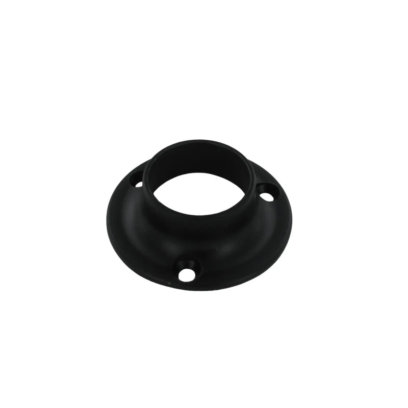 Securit End Socket Black 25mm Pack 2