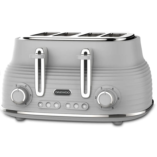 Daewoo Sienna 4 Slice Toaster Grey