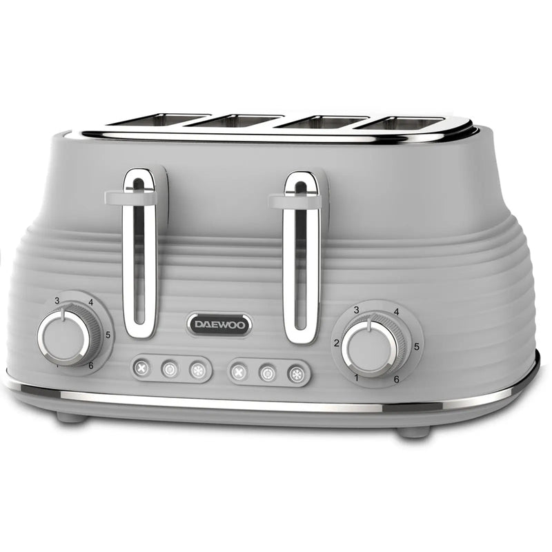 Daewoo Sienna 4 Slice Toaster Grey
