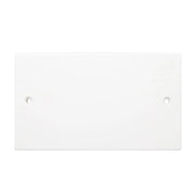 Securlec 2 Gang Blanking Plate Square Edge