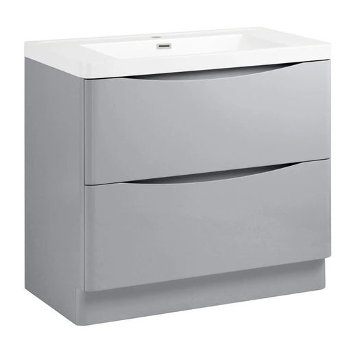 SP Ocata Grey Floor Standing Vanity Unit 900mm