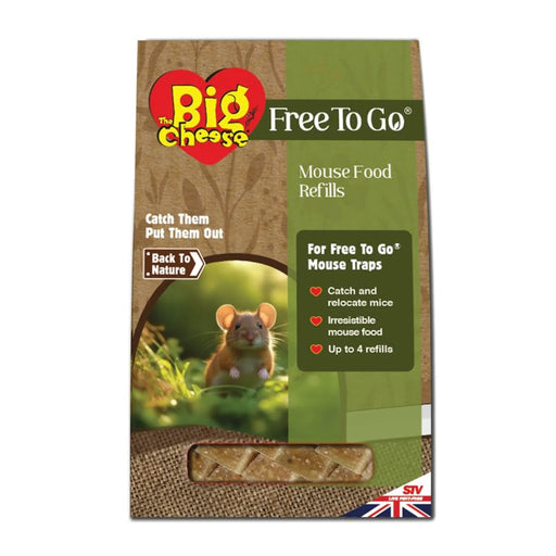 The Big Cheese Free To Go Mouse Food Refill 10g x 15