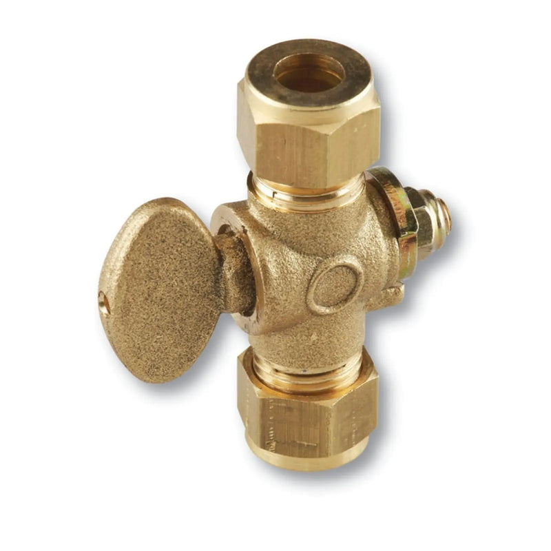 Securplumb Compression Rigid Fan Gas Cock 15mm