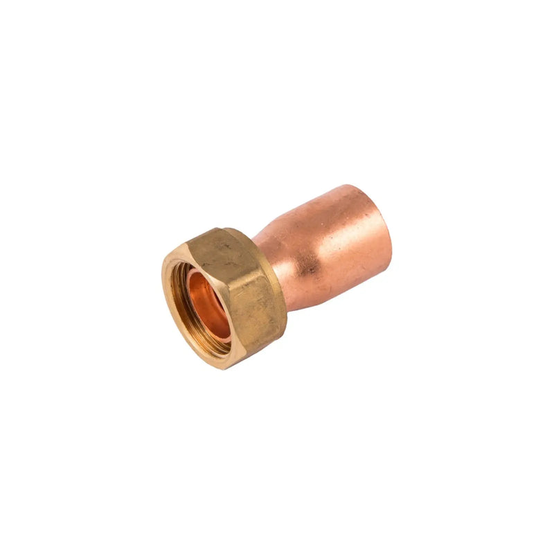 Securplumb WRAS Straight Tap Connector End Feed 15x1/2 Pack 10