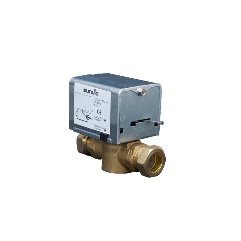 Sunvic 2 Port Motorised Valve 22mm