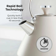 Tower Cavaletto Pyramid Kettle Mushroom 1.7L