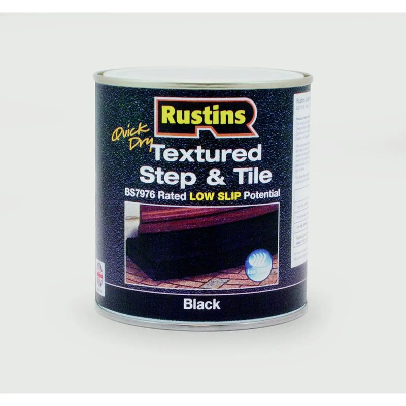 Rustins Textured Step & Tile 500ml Black
