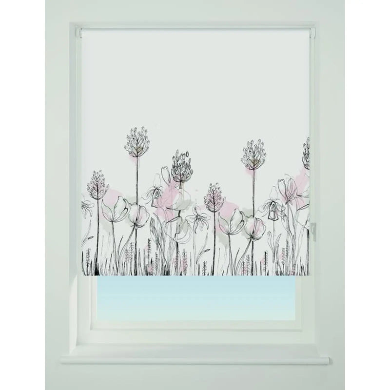 Universal Roller Blind Floral Border 180cm