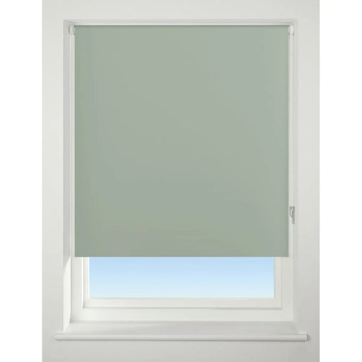 Universal Blackout Roller Blind Sage 60cm