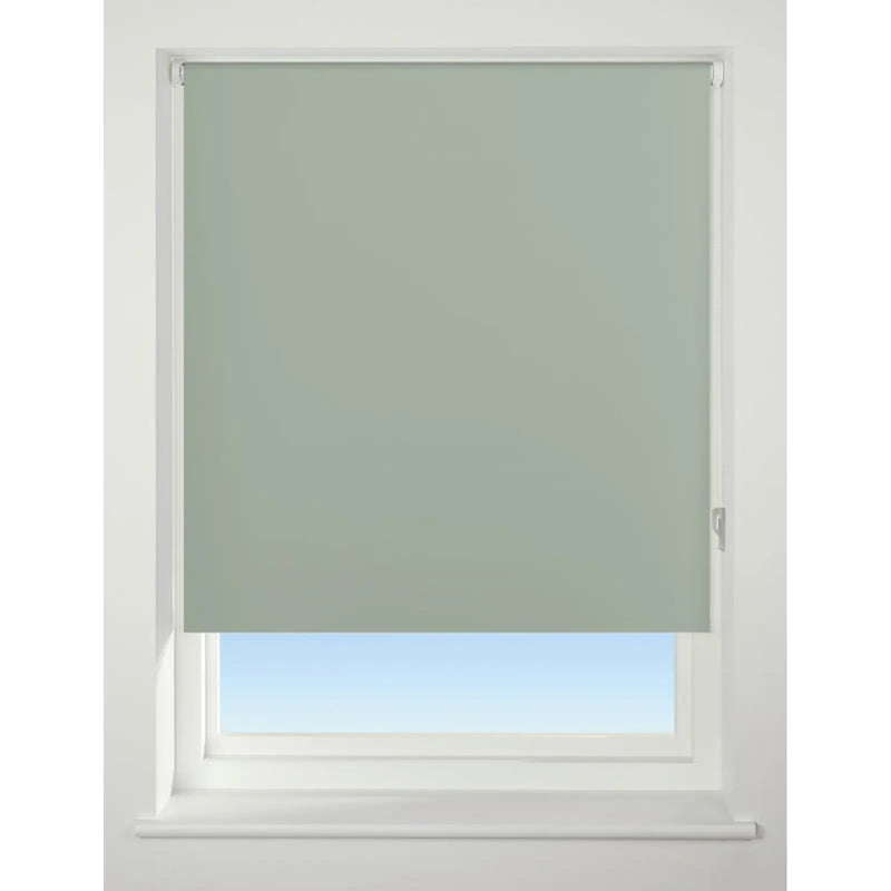 Universal Blackout Roller Blind Sage 60cm