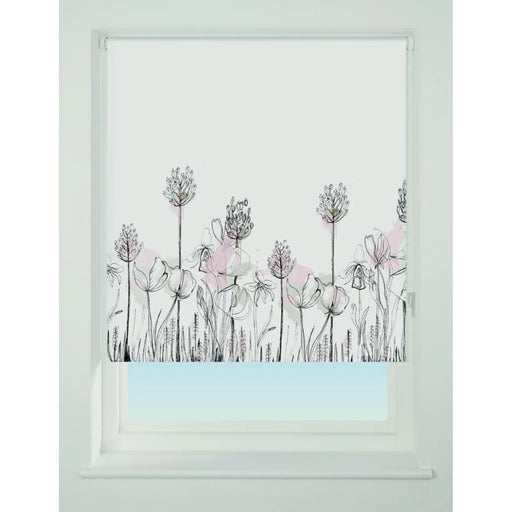 Universal Roller Blind Floral Border 60cm