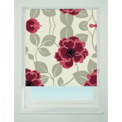 Universal Pattern Black Out Roller Blind Papavero 90cm
