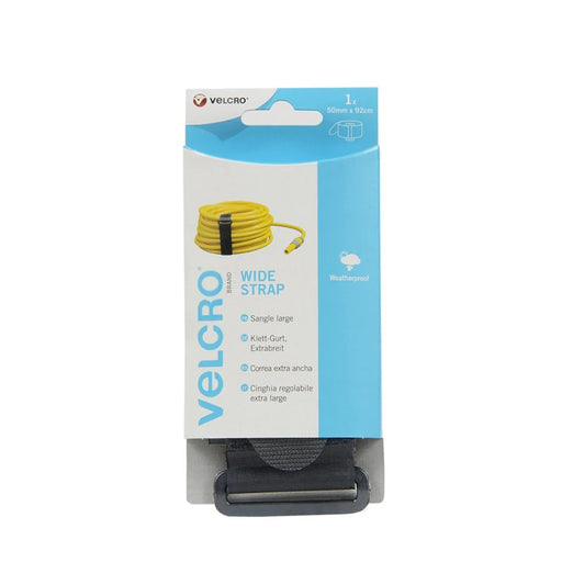 Stax VELCRO® Wide Strap Weatherproof 50mm x 92cm Black