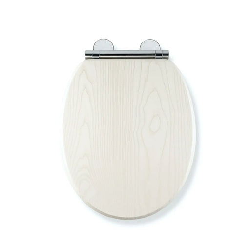 Croydex White Oak Flexi Fix Toilet Seat Soft Close Quick Release