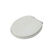 Croydex White Oak Flexi Fix Toilet Seat Soft Close Quick Release