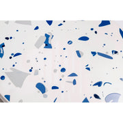 Croydex Toilet Seat Terrazzo Flexi Fix Blue