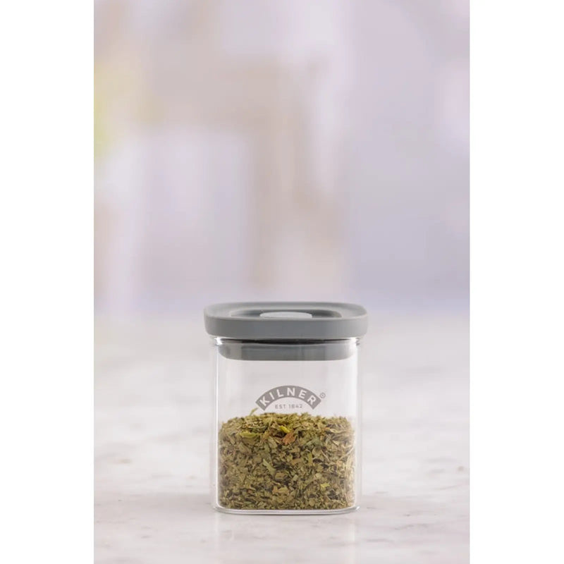Kilner New Fresh Storage Square Spice Jar 0.16L
