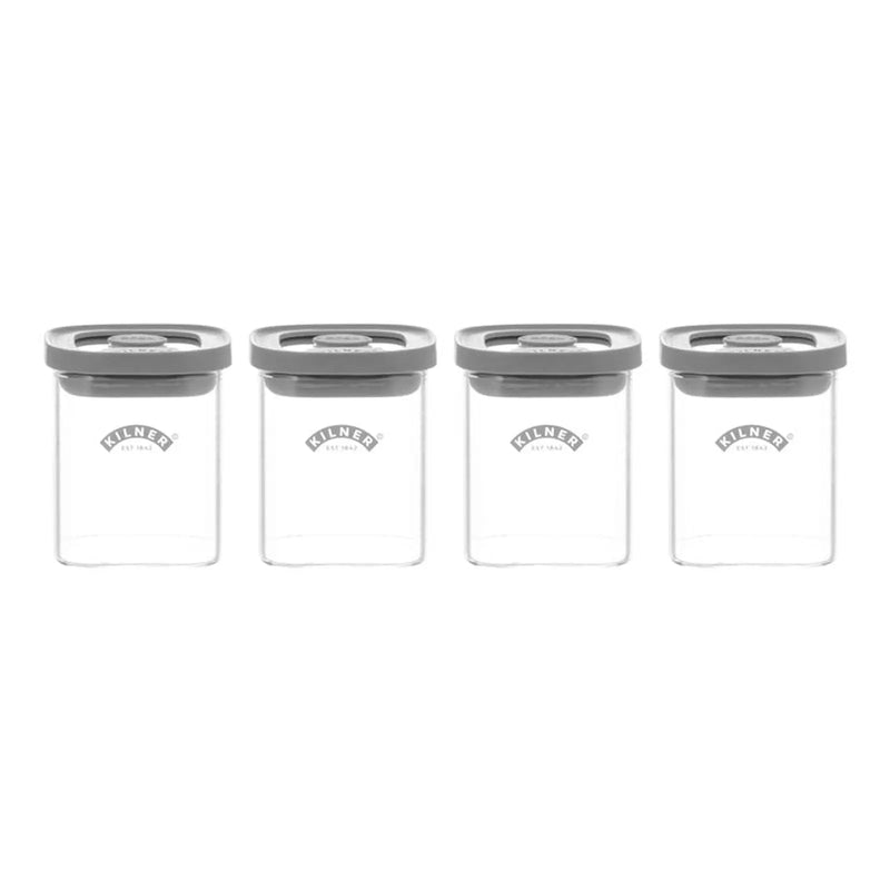 Kilner Fresh Storage Spice Jar Set 4 Piece