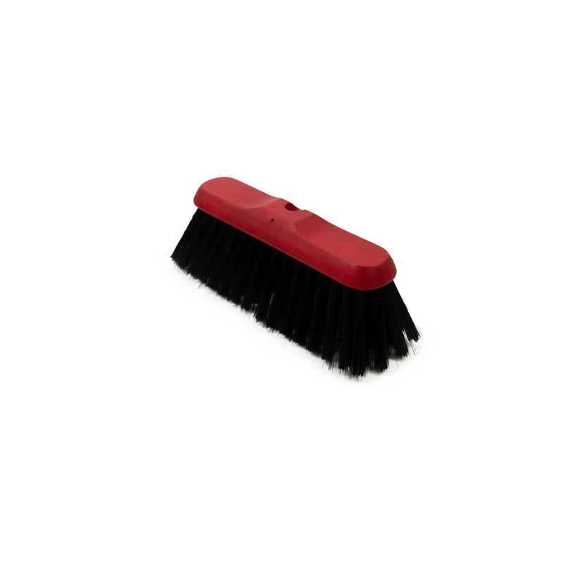 Salmon Soft Sweeping Broom With Fitted Handle Black Coco Fill