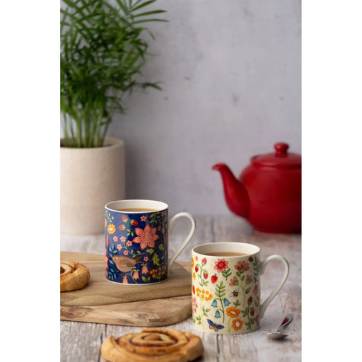 Stax Price & Kensington Wild Flower Fine China Mug 380ml