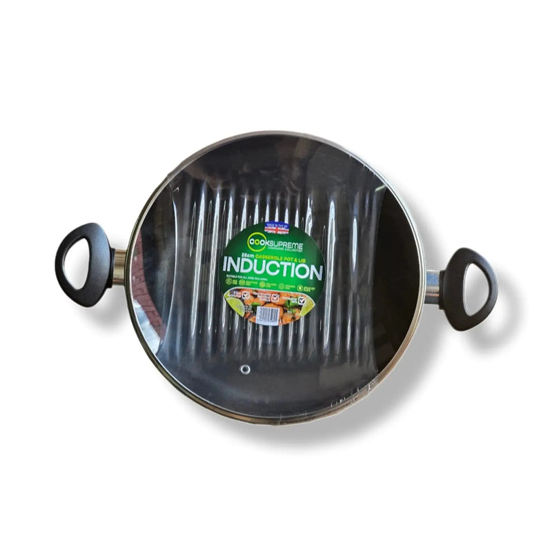 CookSupreme Induction Casserole Pot & Lid 28cm