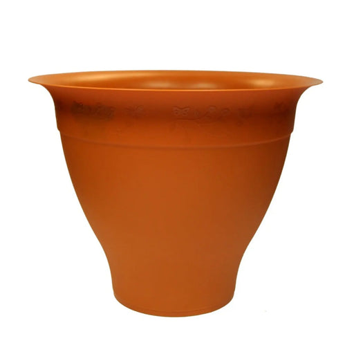 Thumbs Up Greenfields Round Planter 24cm Terracotta