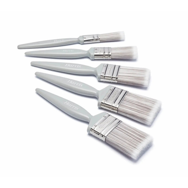 Harris Essentials Wall & Ceiling Paint Brush Set Pack 5