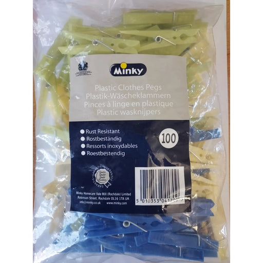 Minky 100 Pack Pegs