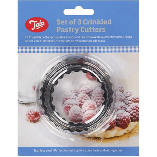 Tala Crinkled Pastry Cutters Set 3