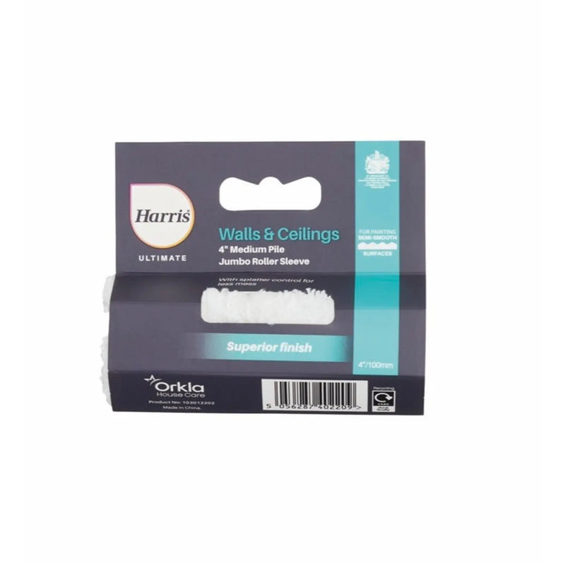 Harris Ultimate Wall & Ceiling Jumbo Sleeve Medium 4"