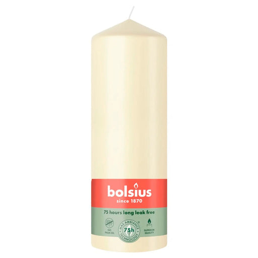 Bolsius Pillar Candle Soft Pearl 20cm