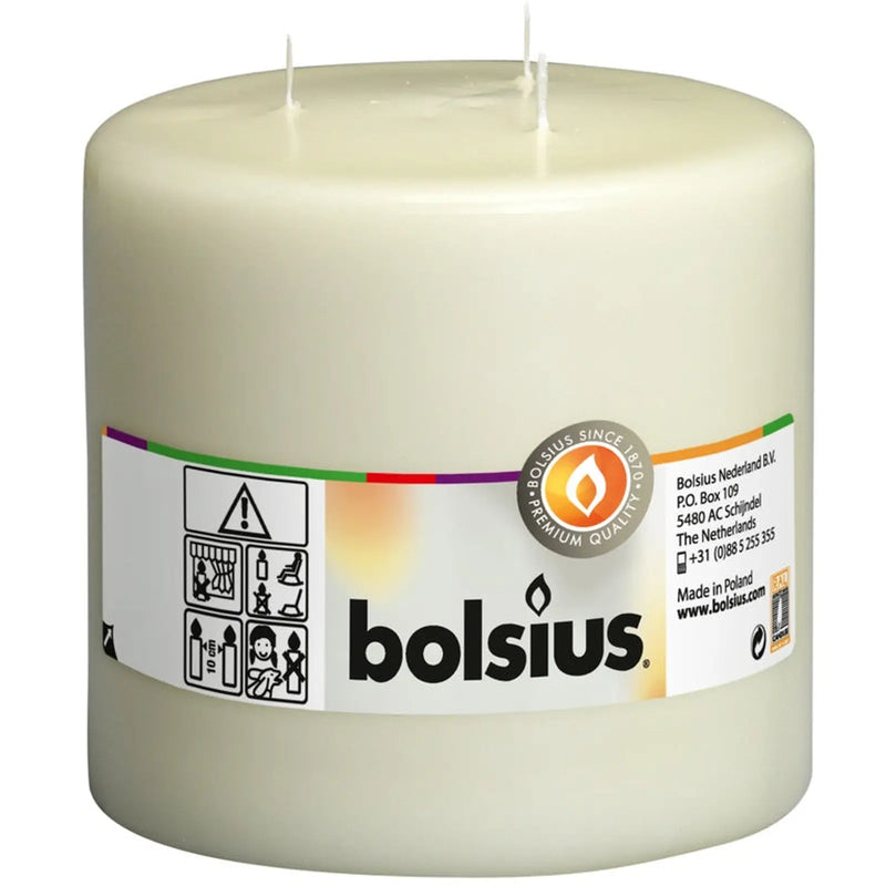 Bolsius Mammoth Candle Ivory 150/150