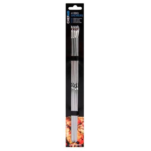 Chef Aid Skewers Carded 4 Set