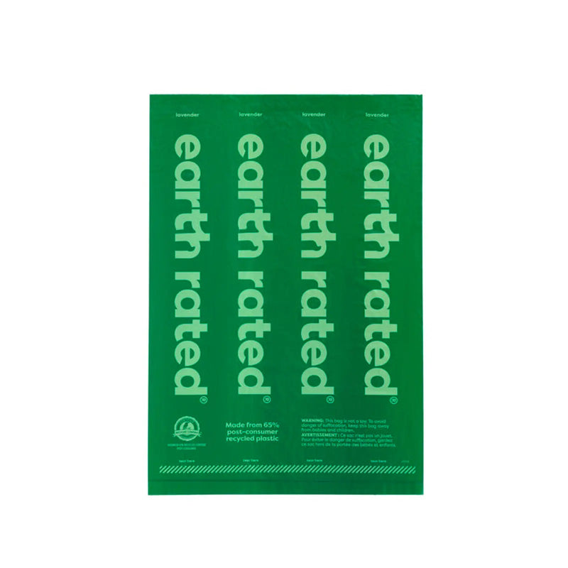Earth Rated 120 Poop Bags 8 Rolls Lavender