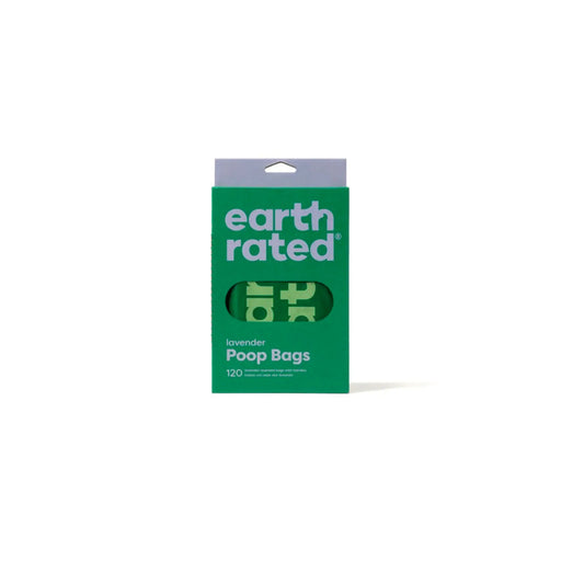 Earth Rated 120 Easy Tie Handle Poop Bags Lavender