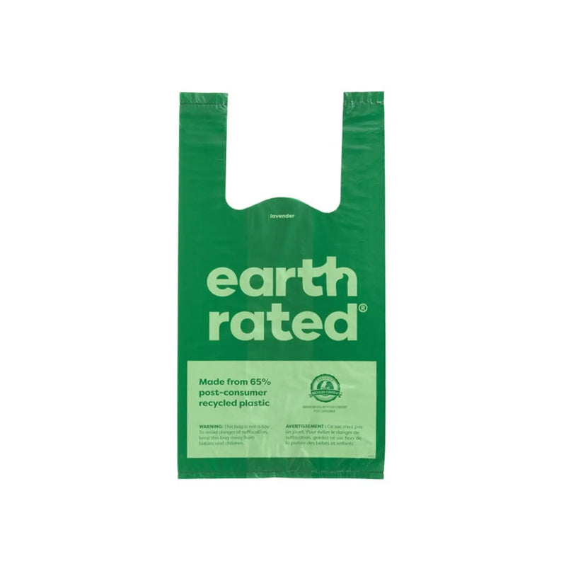 Earth Rated 120 Easy Tie Handle Poop Bags Lavender