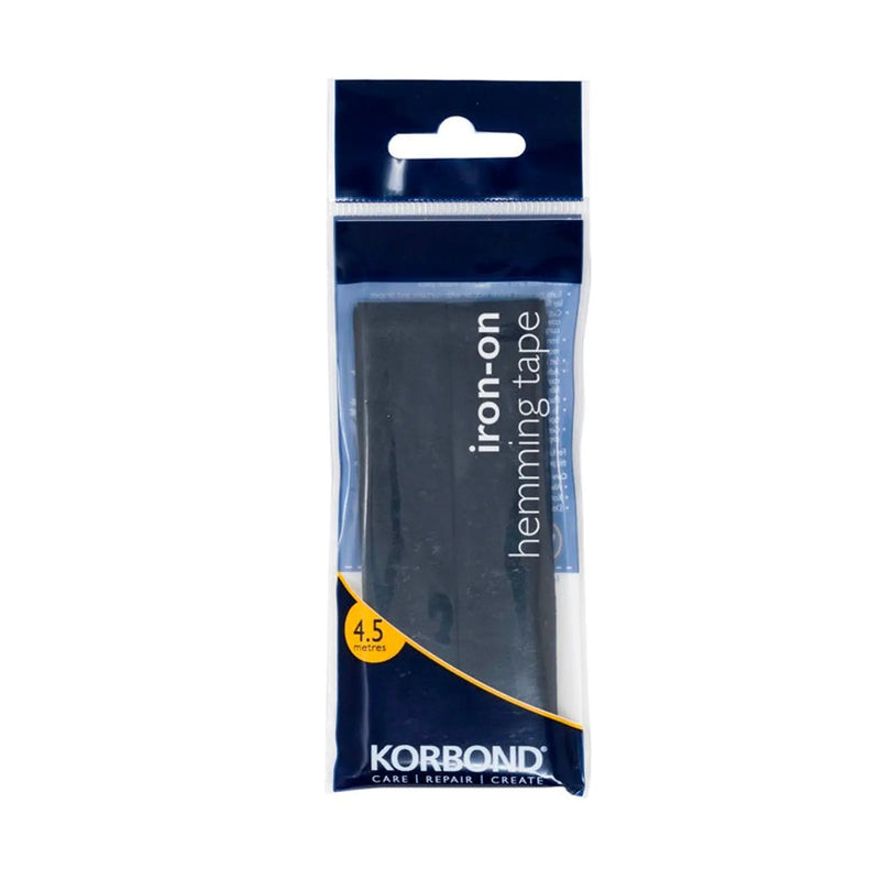 Korbond Hemming Tape Black 4.5m