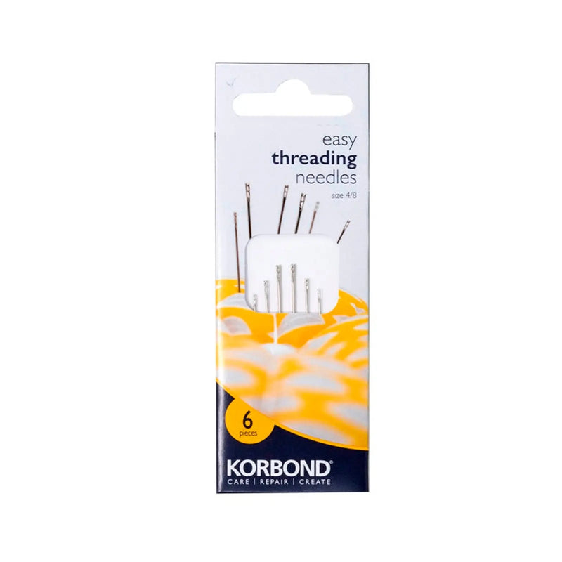 Korbond Easy Thread Needles 6 Piece