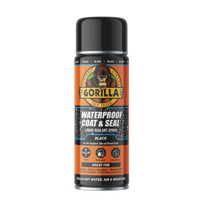 Gorilla Waterproof Coat & Seal Spray 450ml Black
